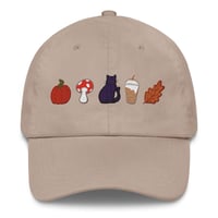 Image 2 of  Studio Purr Autumn Vibes Embroidered Unisex Dad Hat