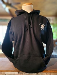 Image 2 of Black Skull Logo hoodie