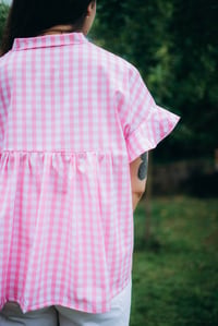 Image 5 of Blouse Roma [Vichy rose]