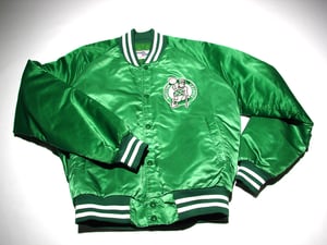 Image of Vintage Boston Celtics Satin Jacket by Chalk Line