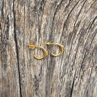 Image 2 of Diamond Hoop Gold