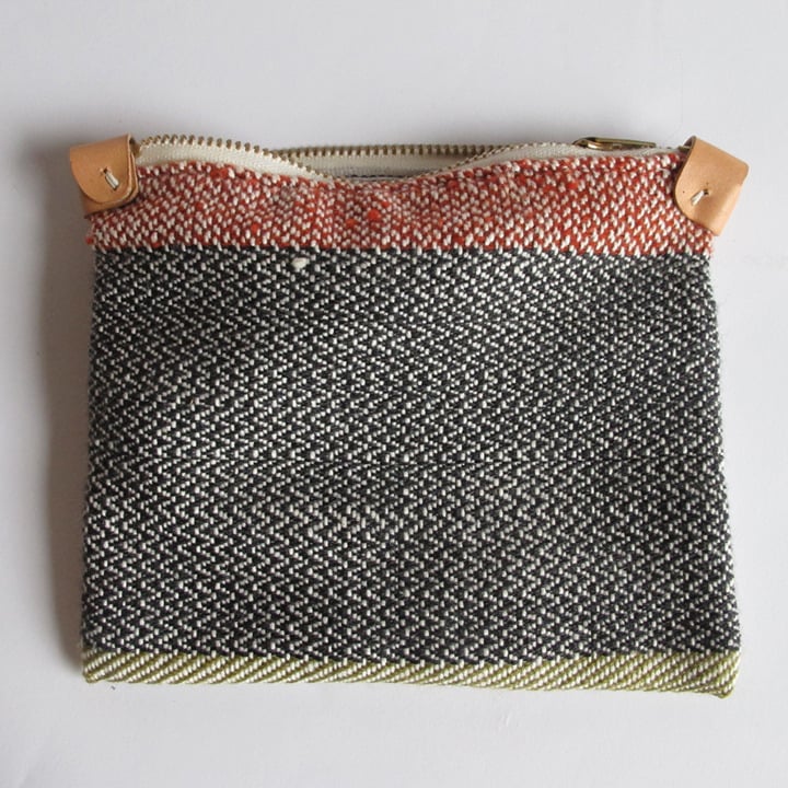 Image of Handwoven Zipper Pouch - Medium - No.2