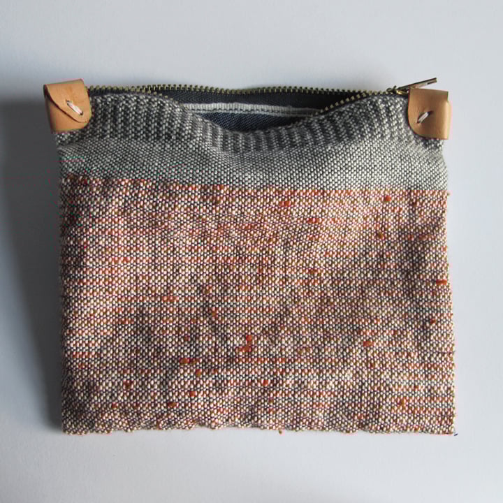 Image of Handwoven Zipper Pouch - Medium - No. 3
