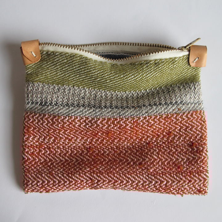 Image of Handwoven Zipper Pouch - Medium - No. 4