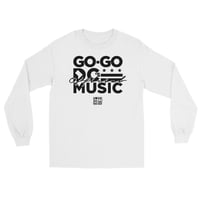 Image 2 of LOVE DC GOGO "GO-GO IS OFFICIAL MUSIC" Men’s Long Sleeve Shirt (see color options)