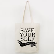 Image of Save Yourself Canvas Tote Bag