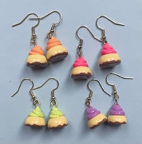 Image 2 of A:TLA Inspired Fruit Pie Polymer Clay Earrings
