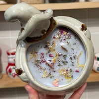 Image 2 of almond milk + shea butter scented candle