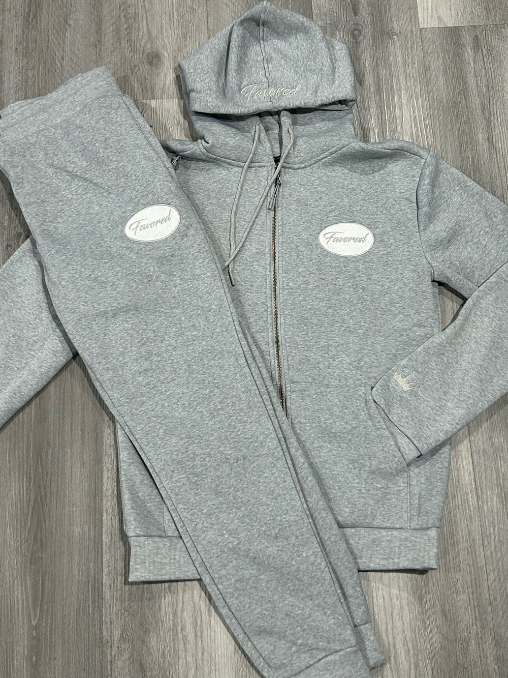 Image of FAVORED Grey Sweatsuit