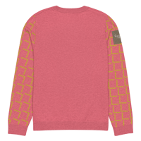 Image 4 of My Madrina Knitted crew neck sweater  (pink)