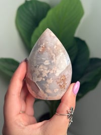 Image 2 of HQ FLOWER AGATE FLAME -MADAGASCAR- L