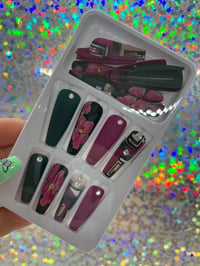 Image 2 of Press-On Nails Multicolor 