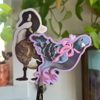 Image 1 of coquette birds sticker