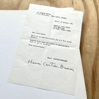 Image 2 of The World Of Henri Cartier-Bresson (w/signed letter)