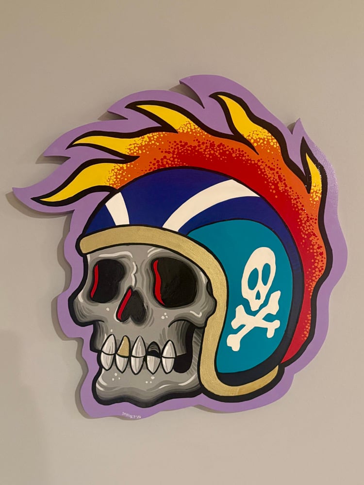 Image of BIKER SKULL