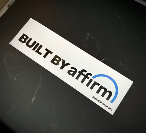 Image of Built by Affirm Sticker