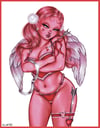 Stupid Cupid Glitter Print