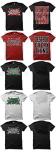 Image of White w/ Green Verge Of Insanity Logo
