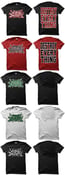 Image of Black w/ White OR Black w/ Green Verge Of Insanity Logo