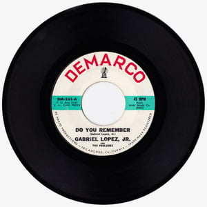 Image of Gabriel Lopez/The Preludes 'Do You Remember/Somebody Help Me' 7"