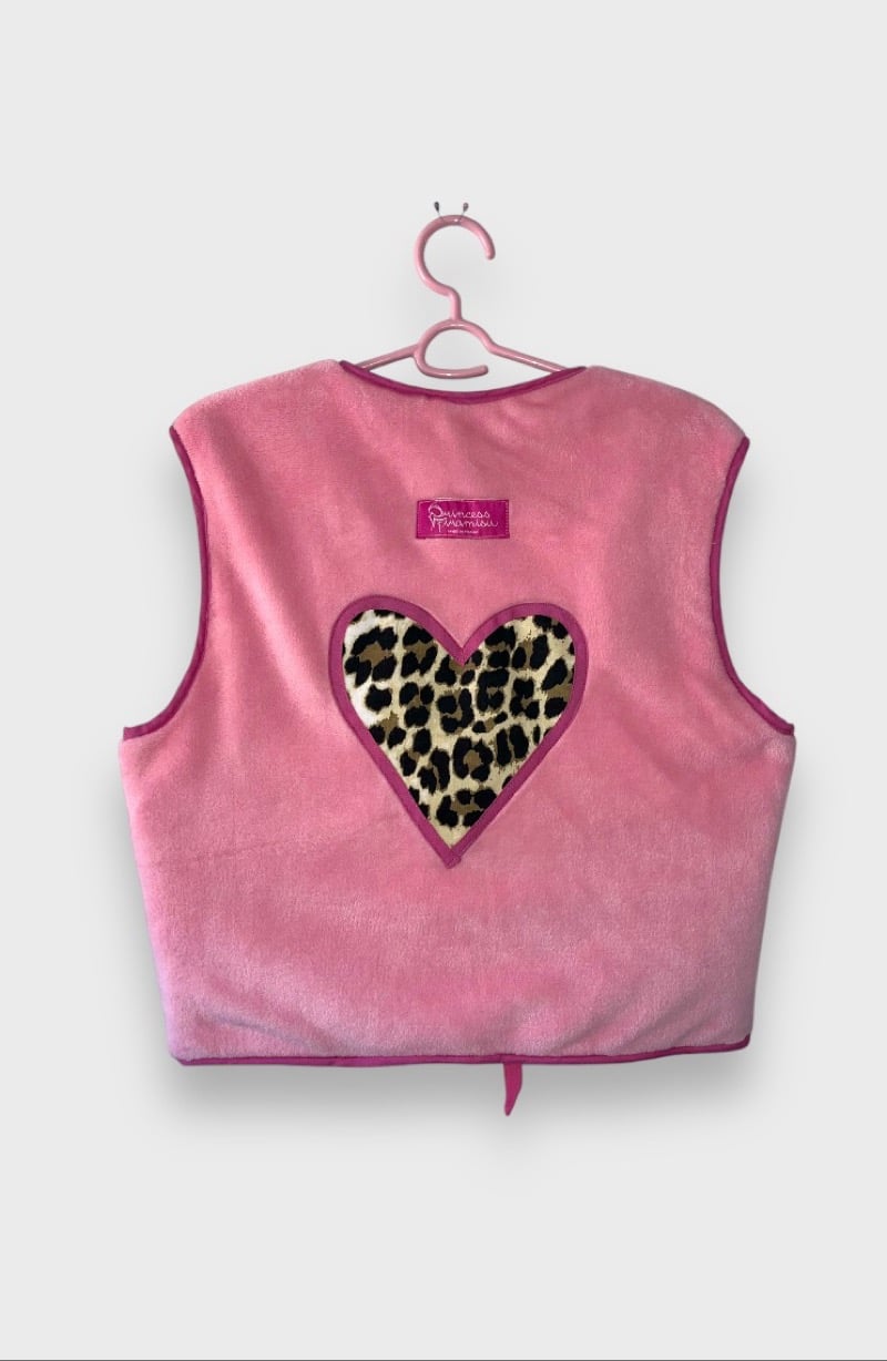 Image of Leo Vest with pink