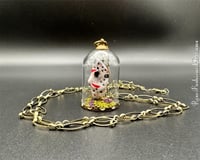 Image of Killer Mask Glass Dome Necklace