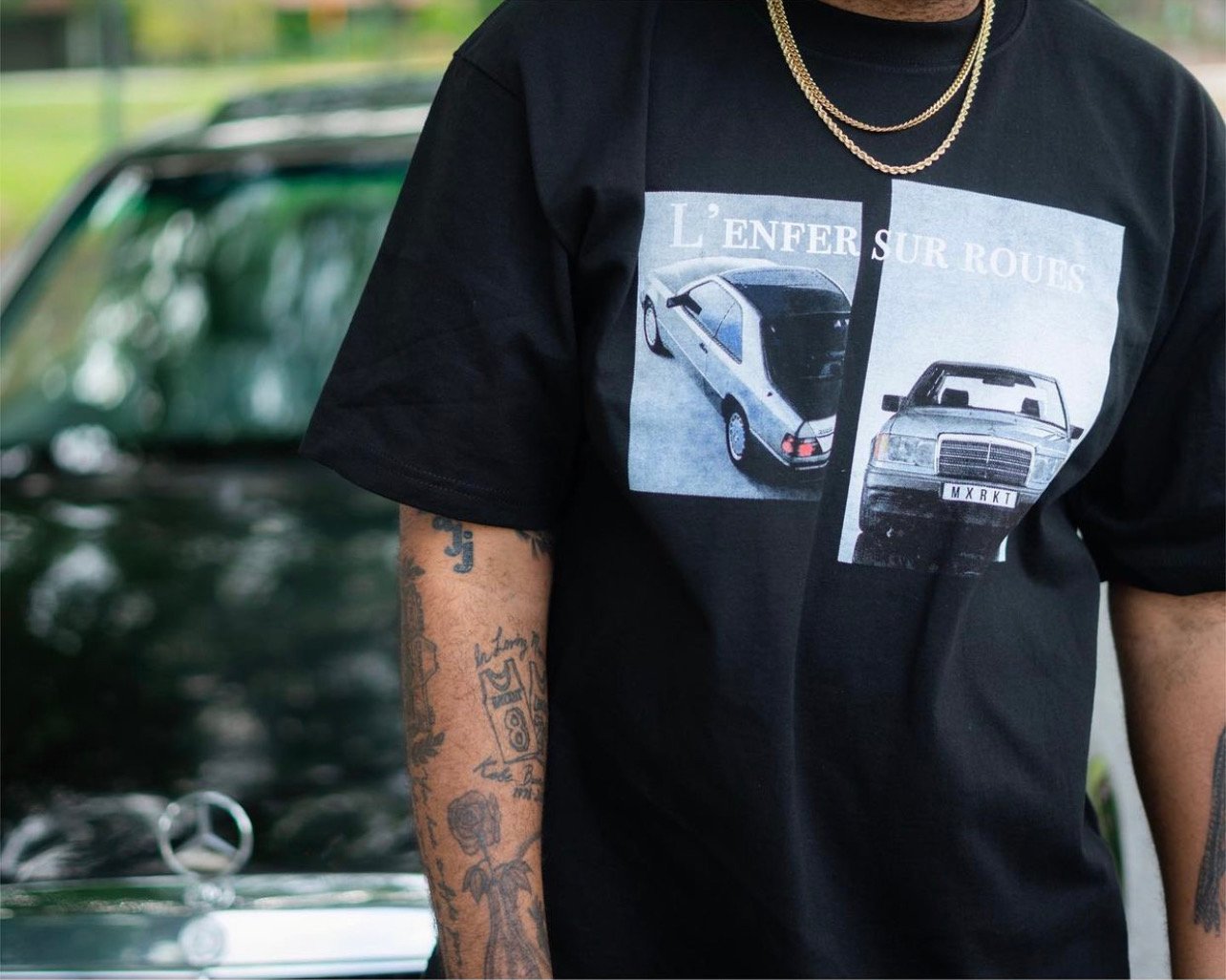 Image of MXRKT “Hell on Wheels” tee