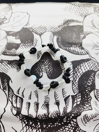 Image 2 of Opal Moonstone Black Skulls