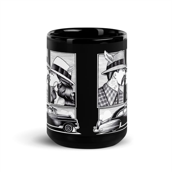 Image of Black Glossy Mug “true love”