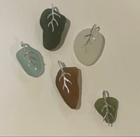 Image 1 of Sea Glass Necklace With Sterling Silver Branch Bail