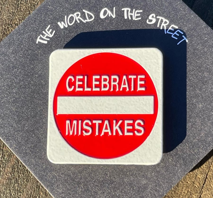 Image of Celebrate Mistakes Pin
