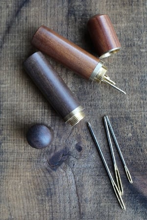 Image of Wooden Compact Needle Case