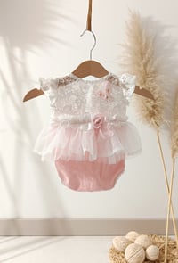 Image 1 of Newborn Body Dress – Rose Pink Photo Prop