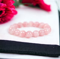 Image 3 of Rose Quartz Stretch Bracelet 