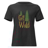 Image 4 of Women's Relaxed T-Shirt, Get Wild T-Shirt | Nature Adventure Forest Graphic Tee