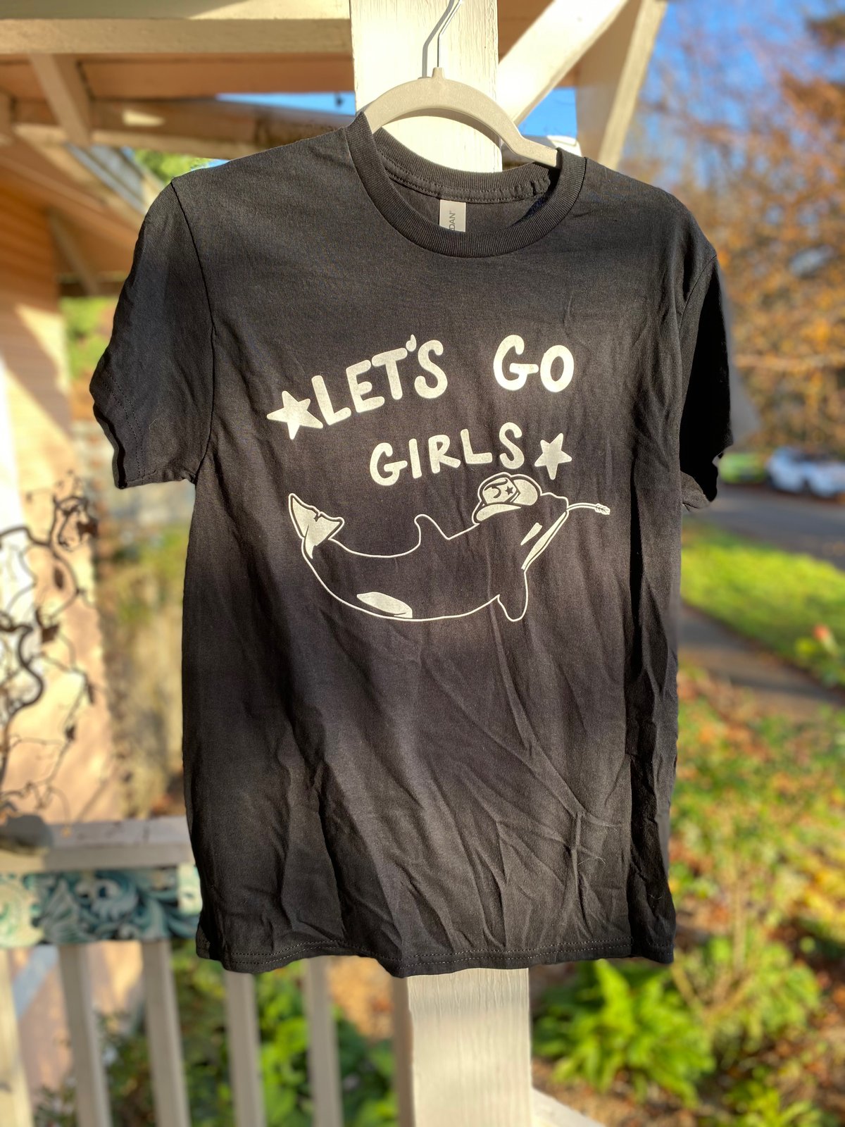 Image of Lets Go Girls Black Shirt