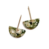 Image 2 of Lilypad Jasper Earrings
