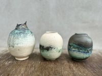 Image 1 of Stoneware Vessel Trio 4