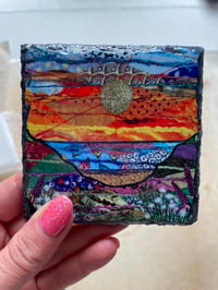 Gold Sunset Coaster