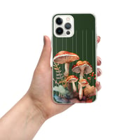 Image 12 of Colorful Mushroom Watercolor Mycology Nature Whimsical Clear Case for iPhone®