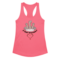 Image 3 of U Got Worms? Women’s fitted racerback tank top