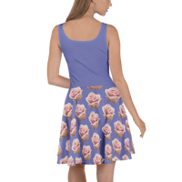 Image 3 of Skater Dress (quarter rose and light purple Easter dress)