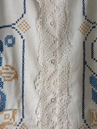 Image 3 of Blue embroidered shirt (m/l)