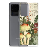 Image 20 of Colorful Antique Bookpage Mushroom Fungi Illustration Clear Case for Samsung®