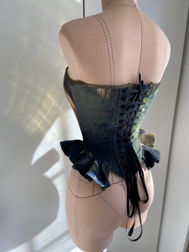 Image of Romantic Denim Corset