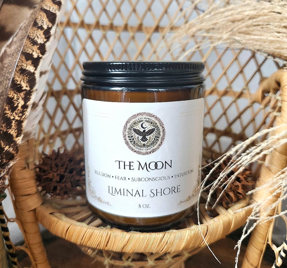 Image of THE MOON Tarot Candle