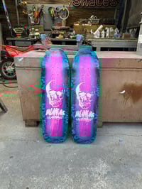 Image 1 of 9.625” Diving Board Pool Shape - OG Skull Hawaiian Halo