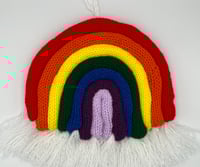 Image 8 of Knit Rainbow Wall Hanging