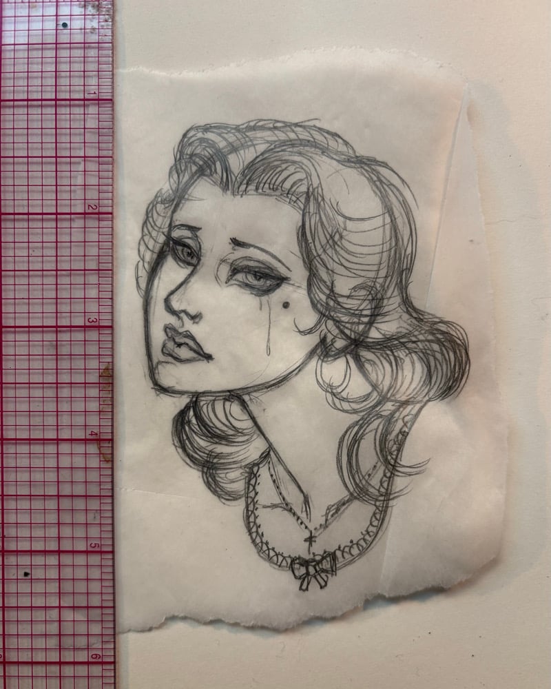 Image of SAD GIRL sketch