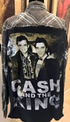 Vintage Green/White Flannel Shirt Cash And The King